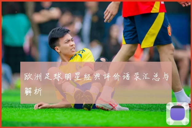 欧洲足球明星经典评价语录汇总与解析